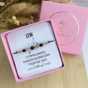 Bransoletka Zodiakalna Lew