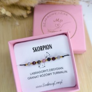 Bransoletka Zodiakalna Skorpion