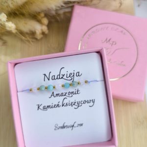 Bransoletka Nadzieja z kamieni naturalnych