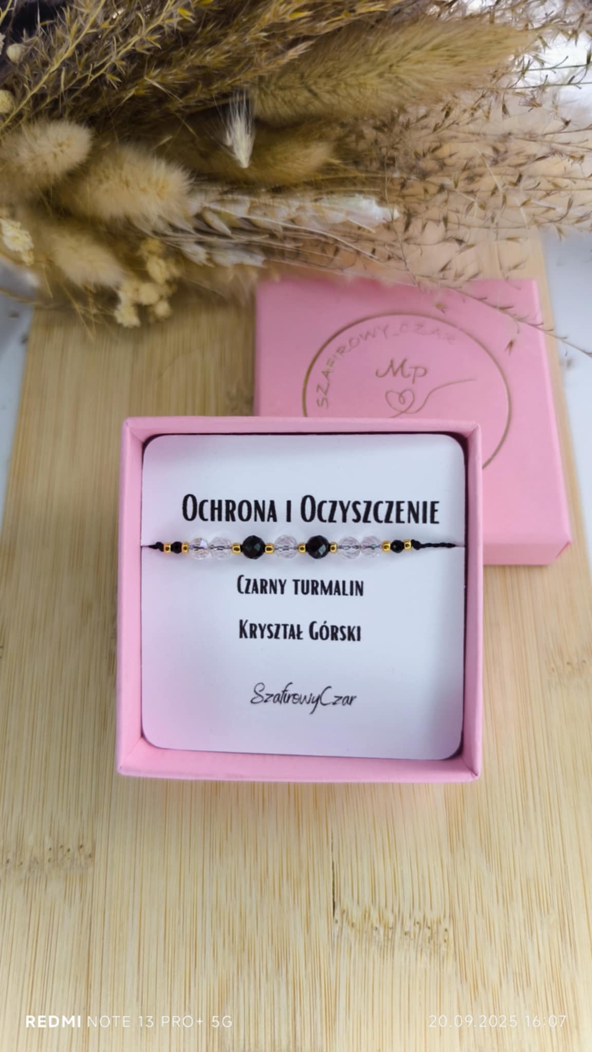 Bransoletka Ochrona i Oczyszczenie z kamieni naturalnych