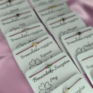 Bransoletki Szczęścia na dany miesiąc urodzenia