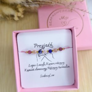 Bransoletka Przyjaźni z kamieni naturalnych