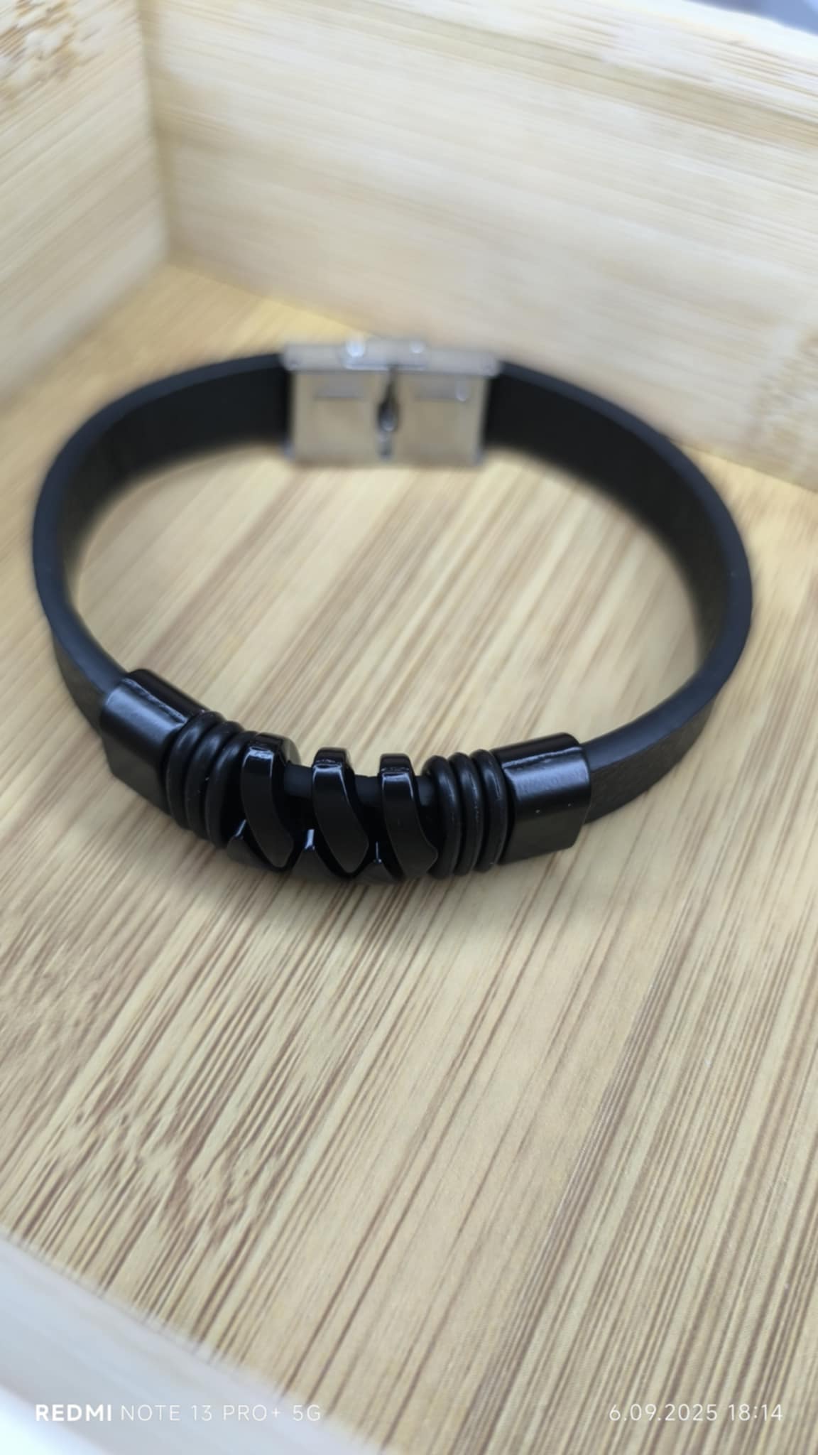 Skórzana bransoletka męska