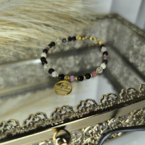 Bransoletka zodiakalna waga z kamieni zodiakalnych