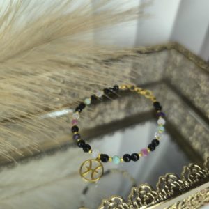 Bransoletka zodiakalna ryby z kamieni naturalnych