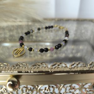 Bransoletka zodiakalna skorpion z kamieni naturalnych