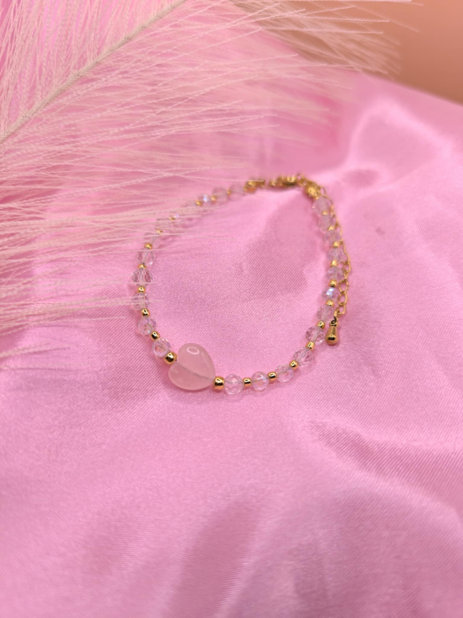 Bransoletka Kryształowa miłość Kryształ górski