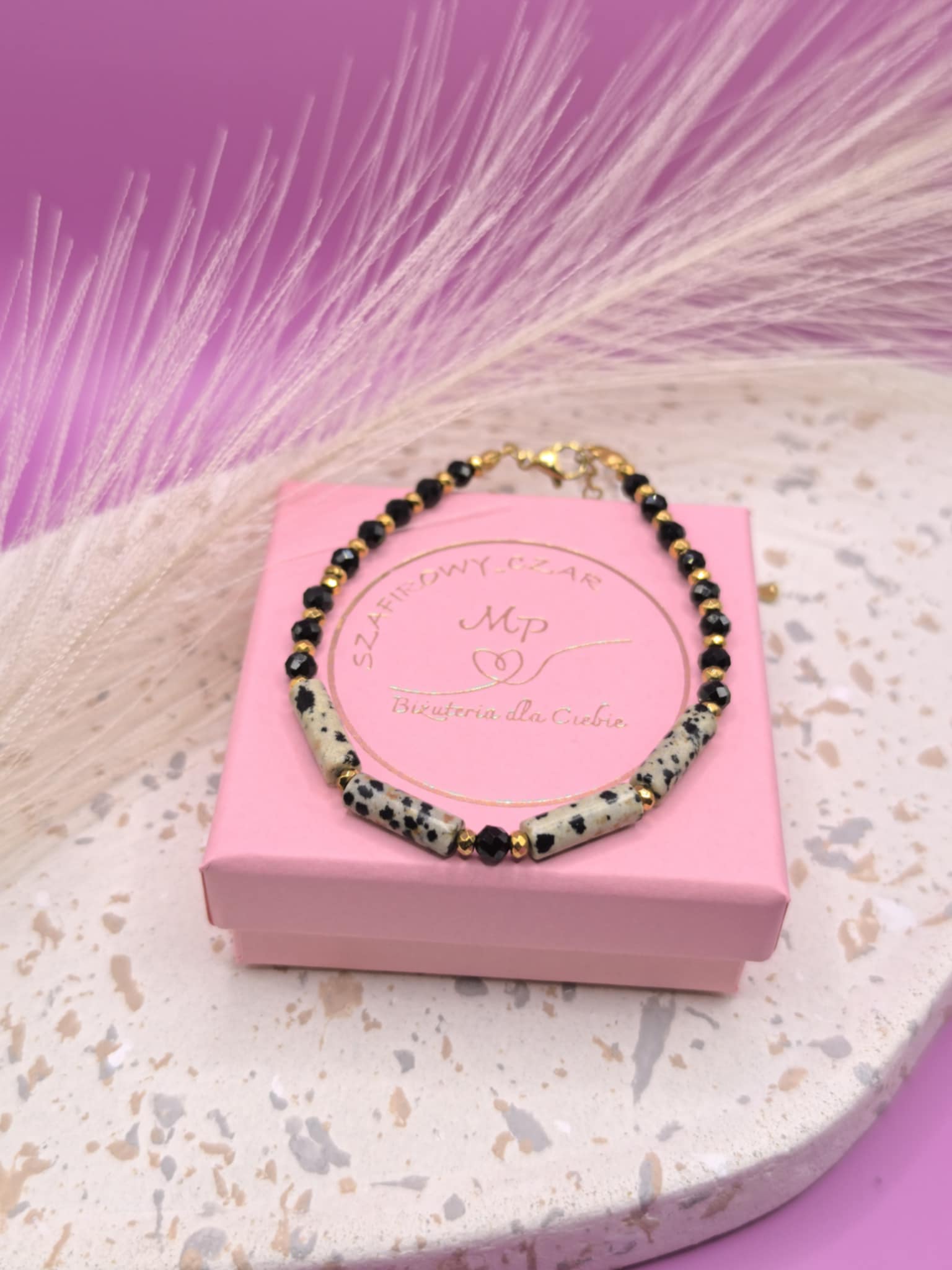 Bransoletka Jaspis dalmatyński