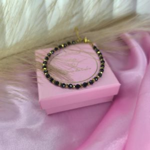 Bransoletka Ochrona czarny turmalin i heamtyt