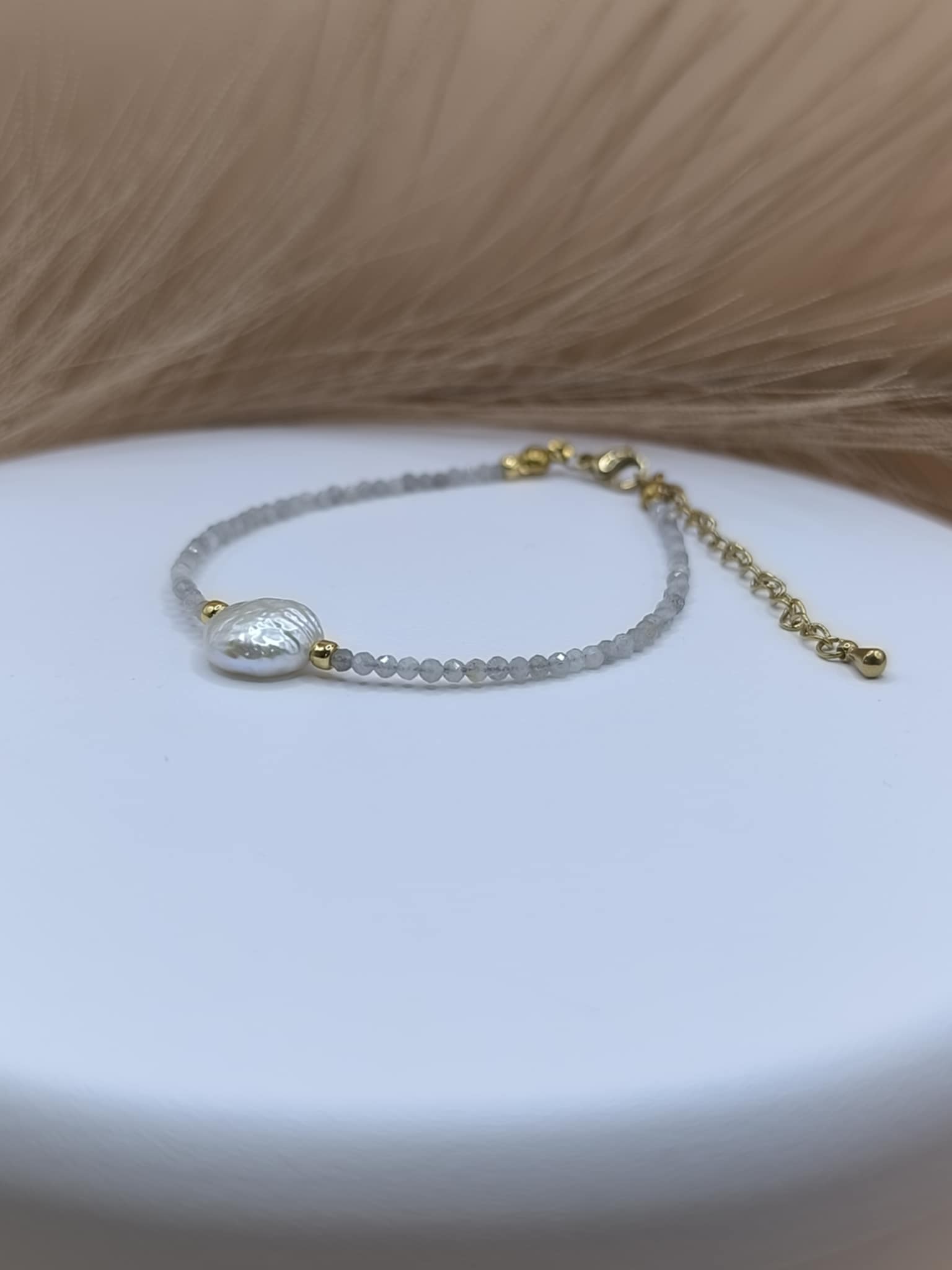 Bransoletka Mgiełka Labradoryt